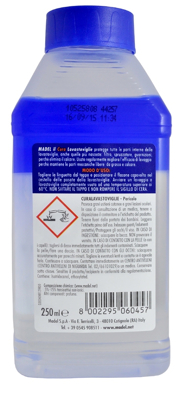 CURA LAVASTOVIGLIE 250 ml čistič umývačky riadu
