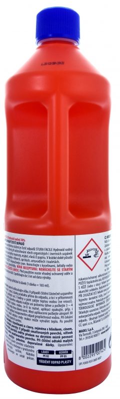 IO STURA FORTE Hydroxid sodný 30% NEPOSIELAME KURIÉROM (LEN OSOBNÝ ODBER) 1l