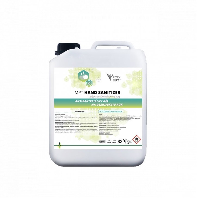 HAND SANITIZER DEZINFEKČNÝ GÉL NA RUKY 10 l