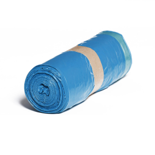 LDPE – Igelitové vrecia na odpad zaťahovacie MODRÉ 700x1000mm/0,04mm/typ50 110l (25 ks)