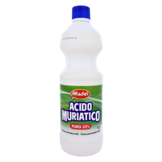 ACIDO MURIATICO 1000 ml čistiaci prostriedok na WC NEPOSIELAME KURIÉROM (LEN OSOBNÝ ODBER)