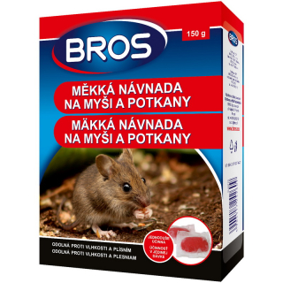 BROS Mäkká návnada na myši a potkany 150g