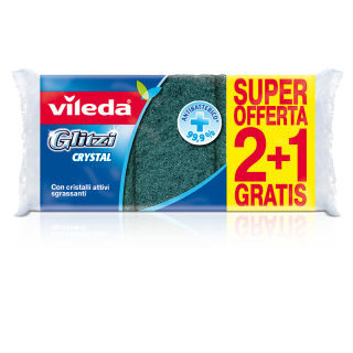VILEDA GLITZI CRYSTAL zelená stredná (2+1 ks)