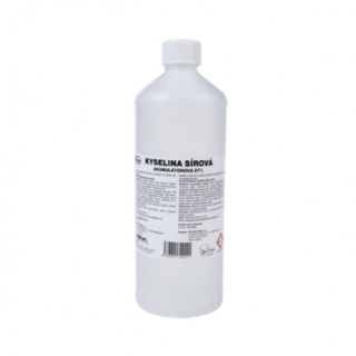 Kyselina sírová akumulátorová 37% 1000 ml NEPOSIELAME KURIÉROM (LEN OSOBNÝ ODBER)