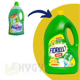 FIORILLO piatti lemon prostriedok na riad (ekv. Piatti) 4l   